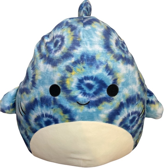 LUTHER THE SHARK 16” 💞 BLUE TIE DYE - Picture 2 of 5